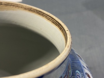 A Chinese doucai '100 boys' vase, Yongzheng/Qianlong